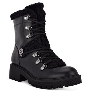 GBG or G by Guess Black Leather Boots